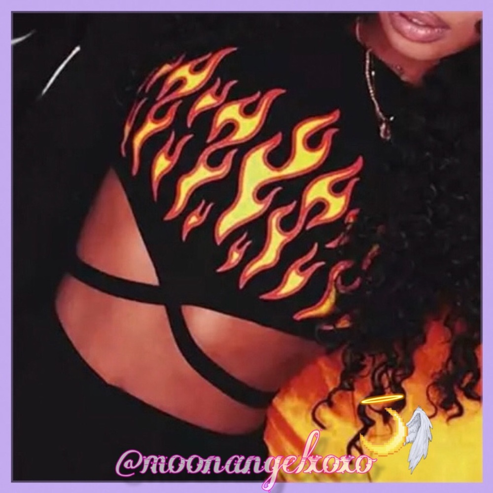 🔥Flame Wrap Crop Top🔥
